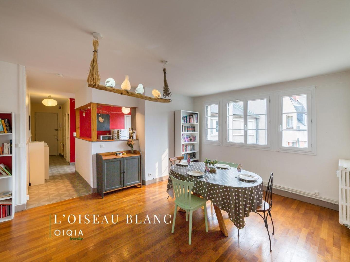L'Oiseau Blanc ~ Centre Ville ~ Arrivee Autonome Μπλουά Εξωτερικό φωτογραφία